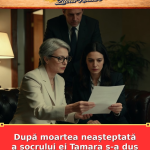 După moartea neașteptată a socrului ei Tamara s-a dus la citirea testamentului.