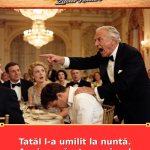 Tatăl l-a umilit la nuntă. Apoi a apărut premierul