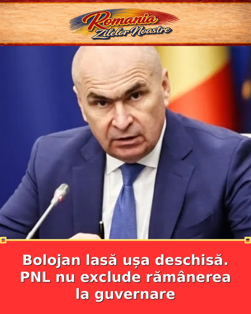 Bolojan lasă ușa deschisă. PNL nu exclude rămânerea la guvernare