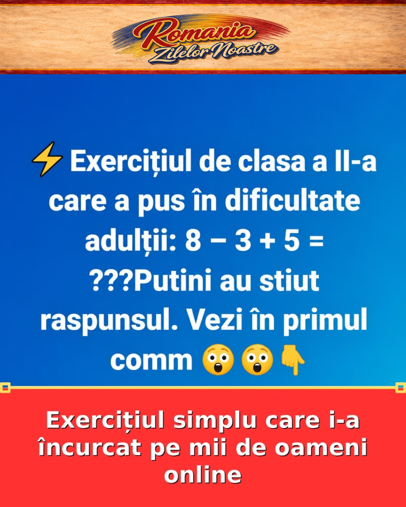 Exercițiul simplu care i-a încurcat pe mii de oameni online