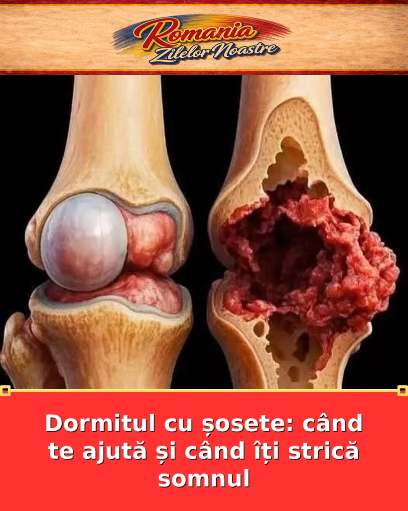 Dormitul cu șosete: când te ajută și când îți strică somnul
