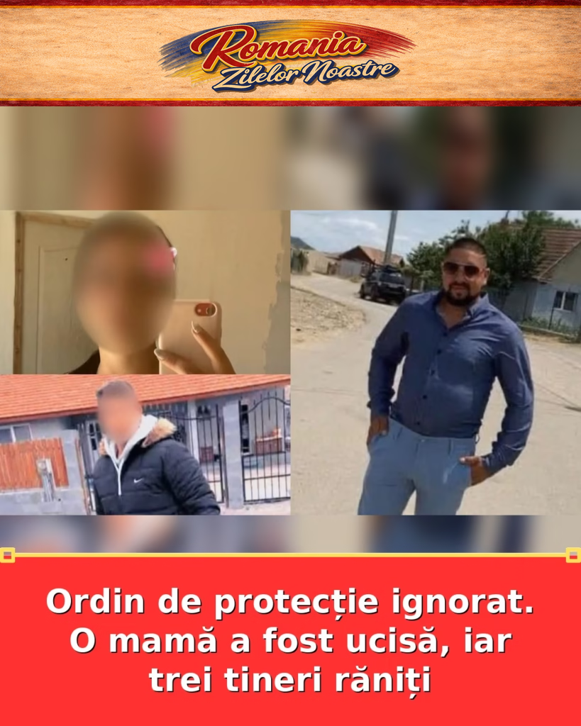 Ordin de protecție ignorat. O mamă a fost ucisă, iar trei tineri răniți