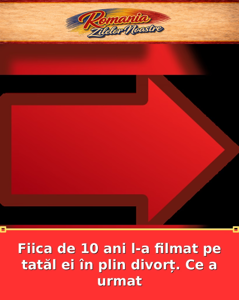 Fiica de 10 ani l-a filmat pe tatăl ei în plin divorț. Ce a urmat