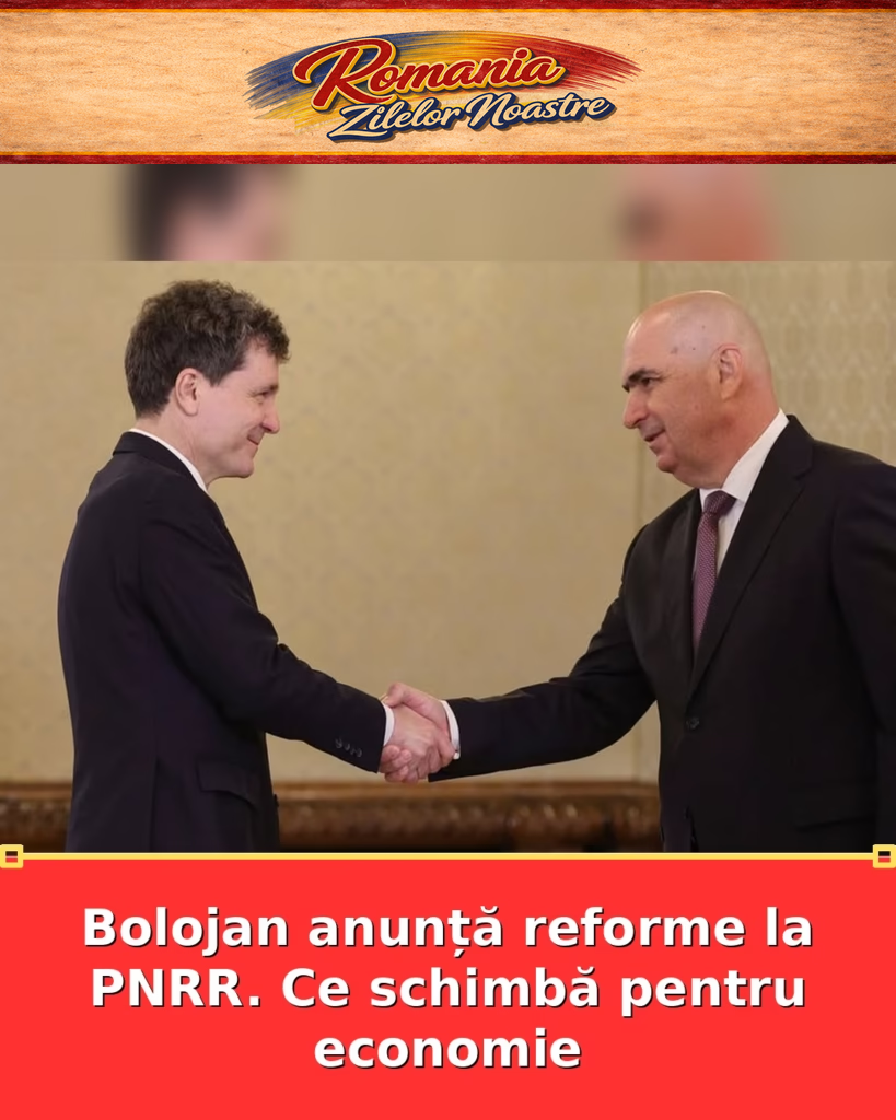 Bolojan anunță reforme la PNRR. Ce schimbă pentru economie