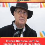 Mircea Dinescu, lovit de incendiu. Casa de la Cetate, distrusă aproape complet