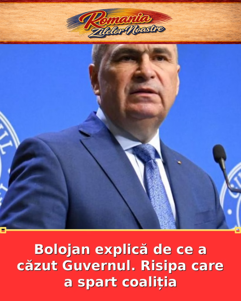 Bolojan explică de ce a căzut Guvernul. Risipa care a spart coaliția