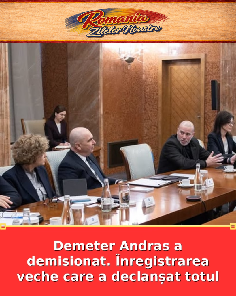 Demeter Andras a demisionat. Înregistrarea veche care a declanșat totul