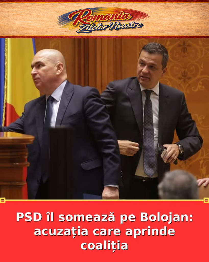 PSD îl somează pe Bolojan: acuzația care aprinde coaliția