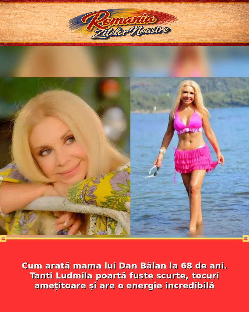Cum arată mama lui Dan Bălan la 68 de ani. Tanti Ludmila poartă fuste scurte, tocuri amețitoare și are o energie incredibilă