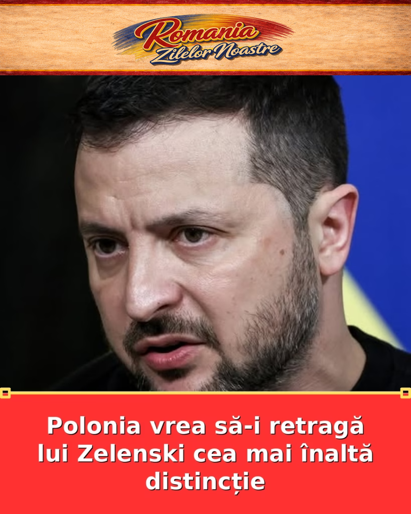 Polonia vrea să-i retragă lui Zelenski cea mai înaltă distincție