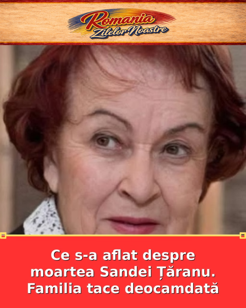 Ce s-a aflat despre moartea Sandei Țăranu. Familia tace deocamdată