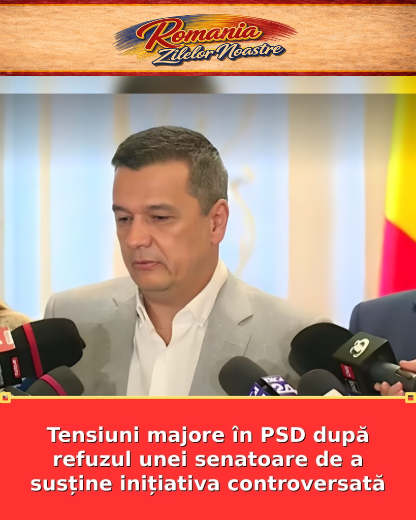 Tensiuni majore în PSD după refuzul unei senatoare de a susține inițiativa controversată