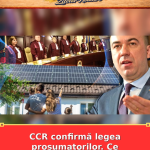 CCR confirmă legea prosumatorilor. Ce schimbări vin acum