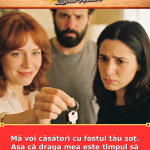Mă voi căsători cu fostul tău soț. Așa că draga mea este timpul să părăsești apartamentul