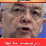 Emil Boc tranșează criza politică Guvernul Bolojan