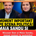 Nicușor Dan și Maia Sandu, mesaj comun la summitul din Armenia