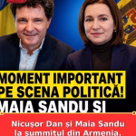 Nicușor Dan și Maia Sandu la summitul din Armenia. Mesajul transmis