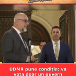 UDMR pune condiția: va vota doar un guvern proeuropean