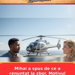 Mihai a spus de ce a renunțat la zbor. Motivul care o răvășește pe Claudia