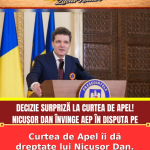 Curtea de Apel îi dă dreptate lui Nicușor Dan. Miza de 930.000 lei