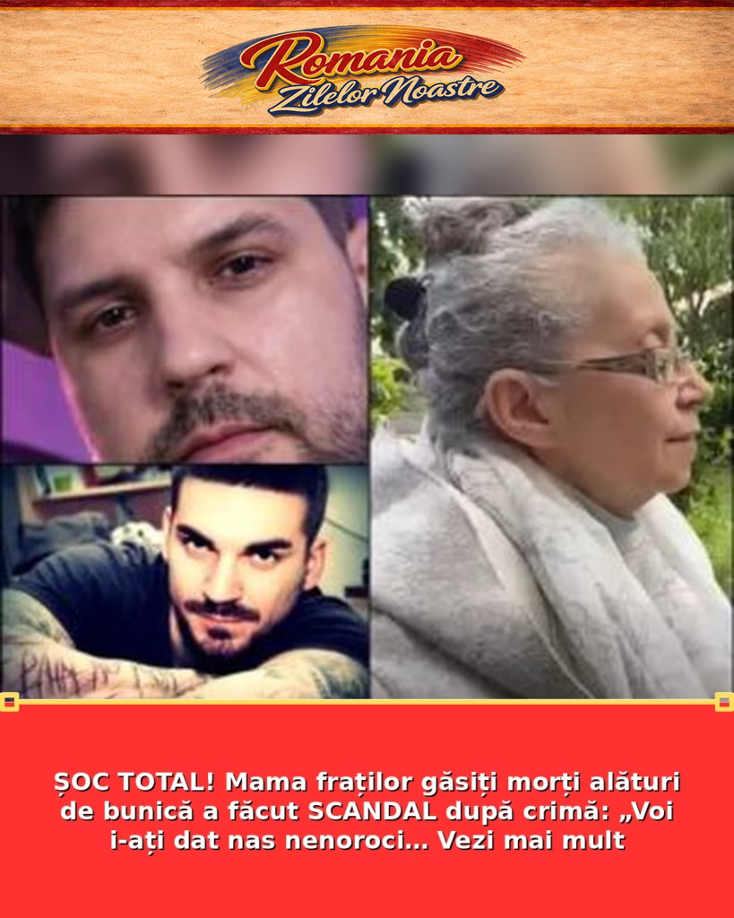 ȘOC TOTAL! Mama fraților găsiți morți alături de bunică a făcut SCANDAL după crimă: „Voi i-ați dat nas nenoroci… Vezi mai mult