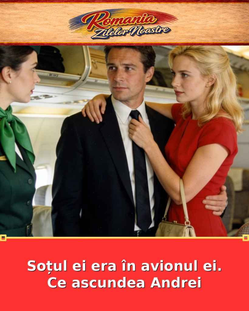 Soțul ei era în avionul ei. Ce ascundea Andrei