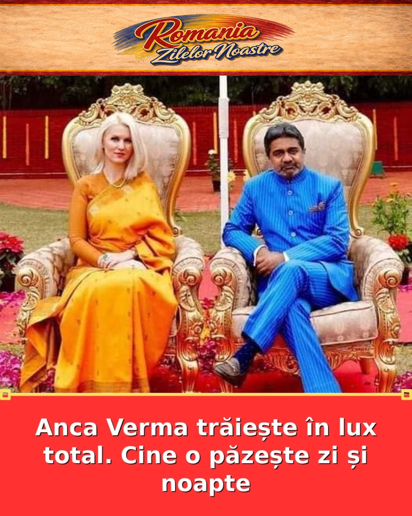 Anca Verma trăiește în lux total. Cine o păzește zi și noapte