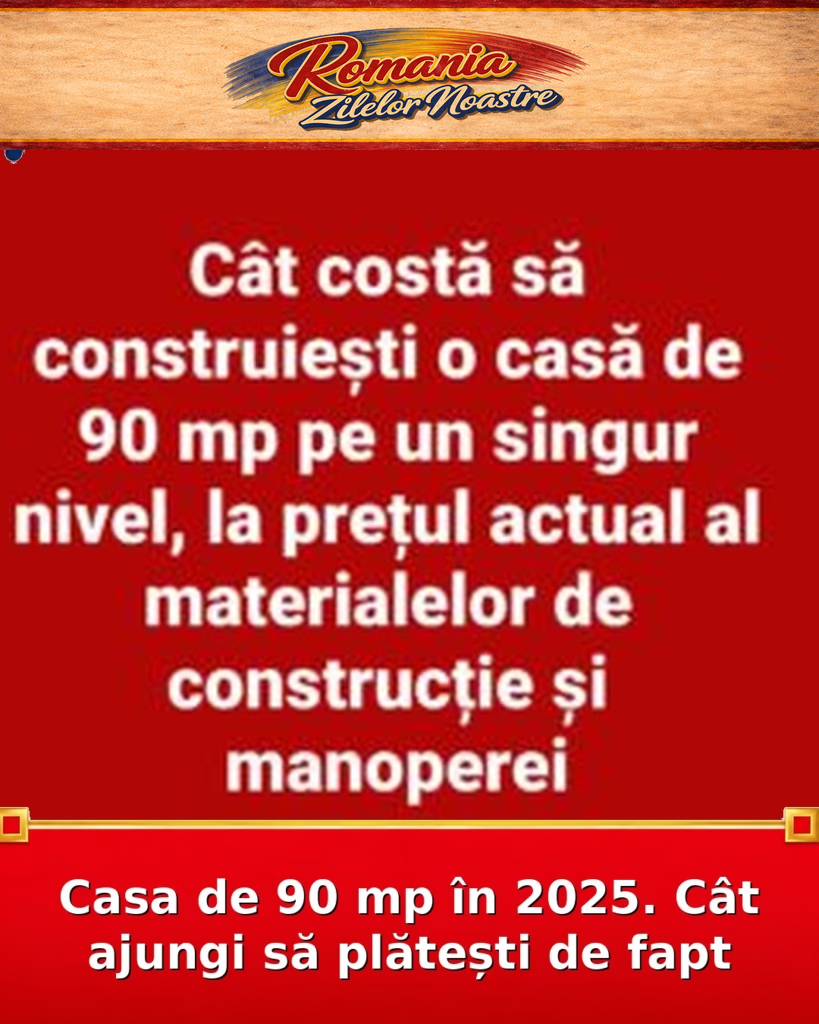 Casa de 90 mp în 2025. Cât ajungi să plătești de fapt