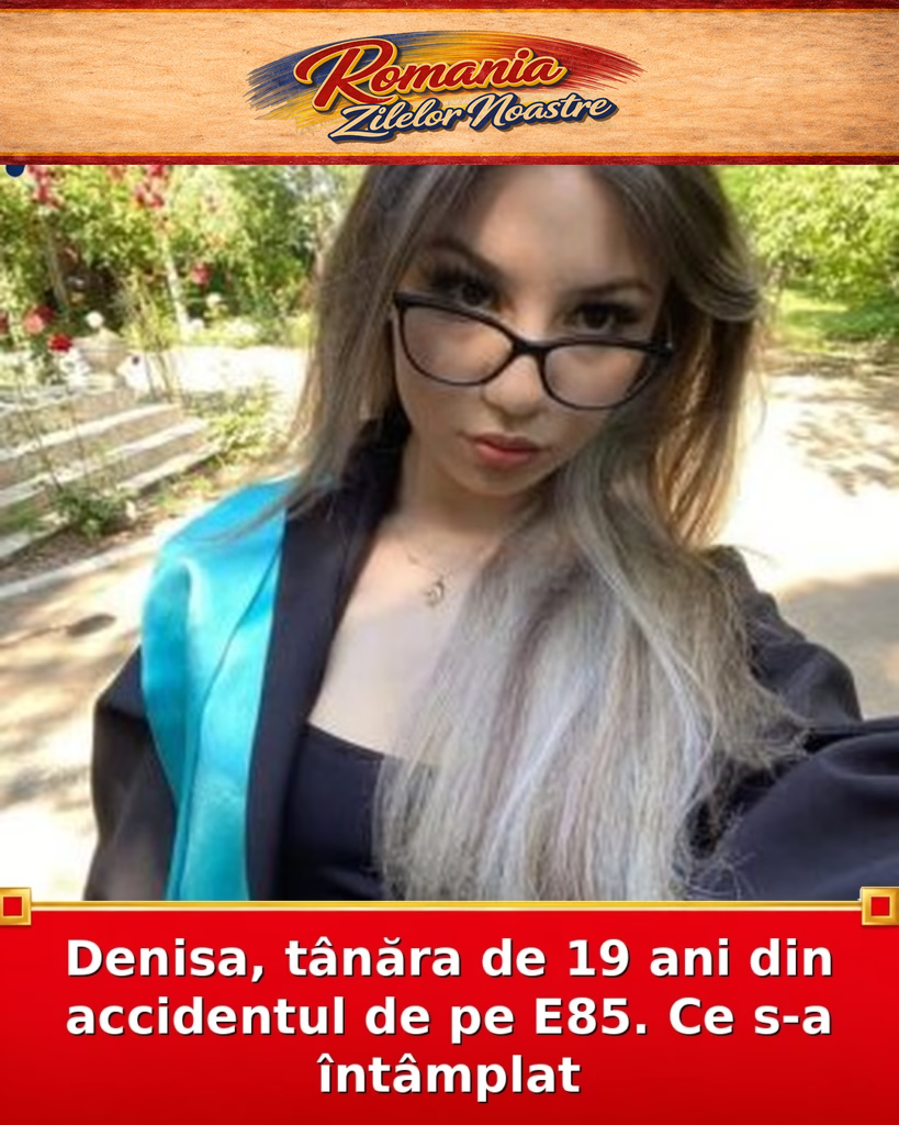 Denisa, tânăra de 19 ani din accidentul de pe E85. Ce s-a întâmplat
