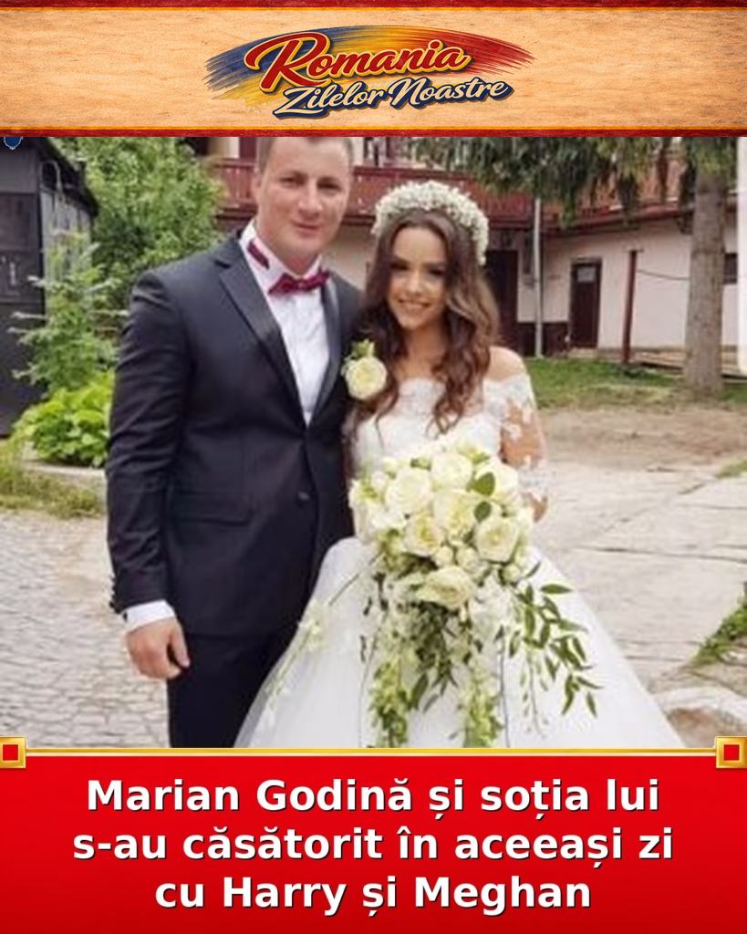 Marian Godină și soția lui s-au căsătorit în aceeași zi cu Harry și Meghan