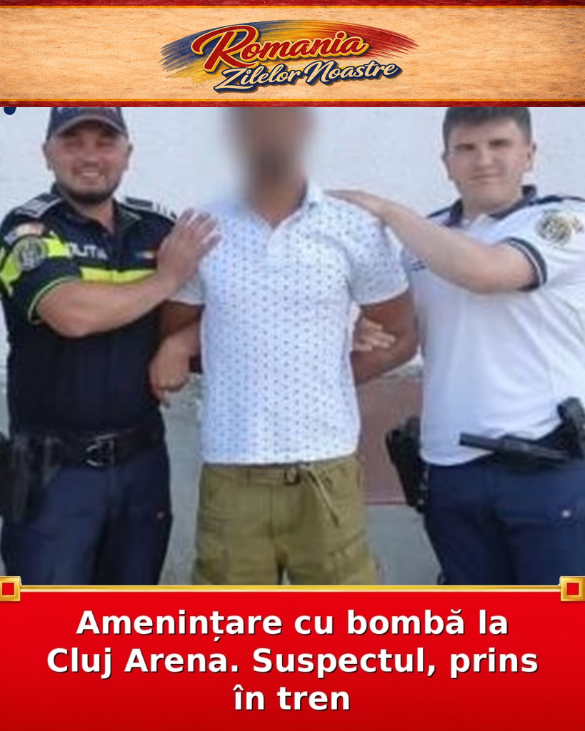Amenințare cu bombă la Cluj Arena. Suspectul, prins în tren