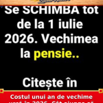 Costul unui an de vechime urcă în 2026. Cât ajunge să plătești
