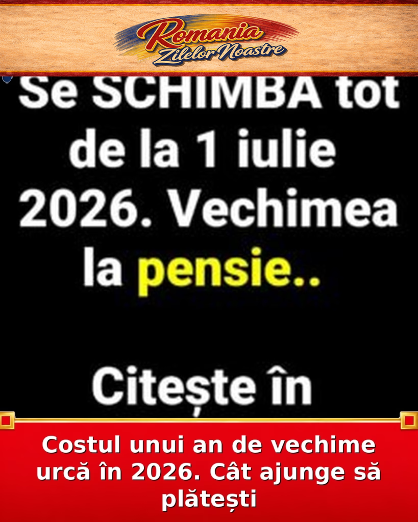 Costul unui an de vechime urcă în 2026. Cât ajunge să plătești