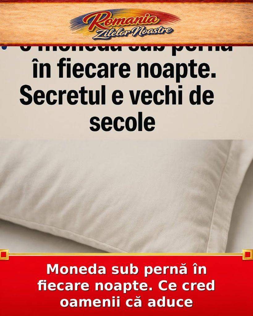 Moneda sub pernă în fiecare noapte. Ce cred oamenii că aduce