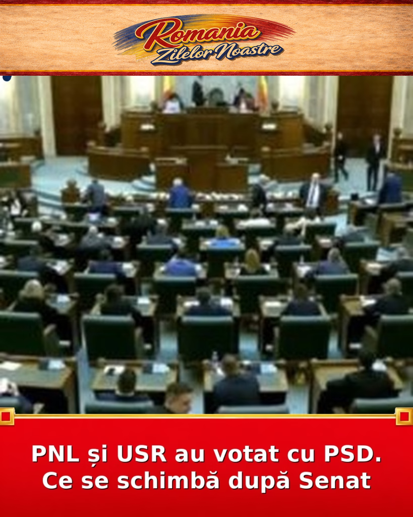 PNL și USR au votat cu PSD. Ce se schimbă după Senat