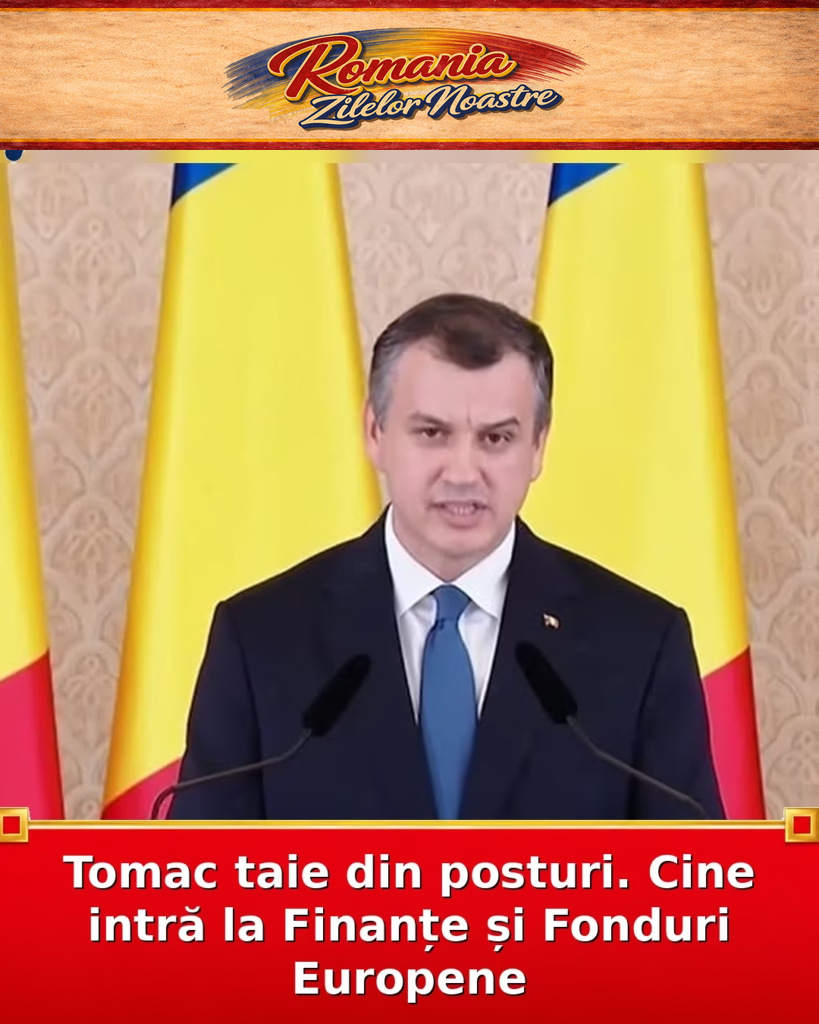 Tomac taie din posturi. Cine intră la Finanțe și Fonduri Europene