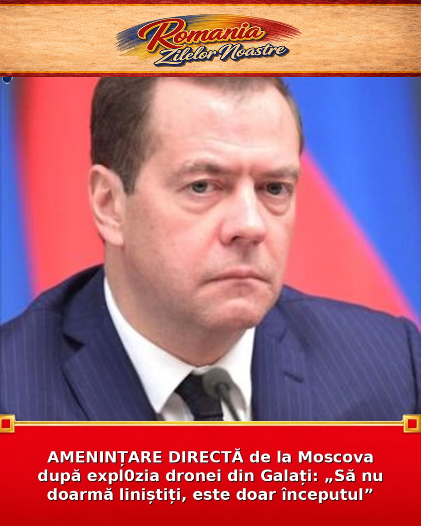 AMENINȚARE DIRECTĂ de la Moscova după expl0zia dronei din Galați: „Să nu doarmă liniștiți, este doar începutul”