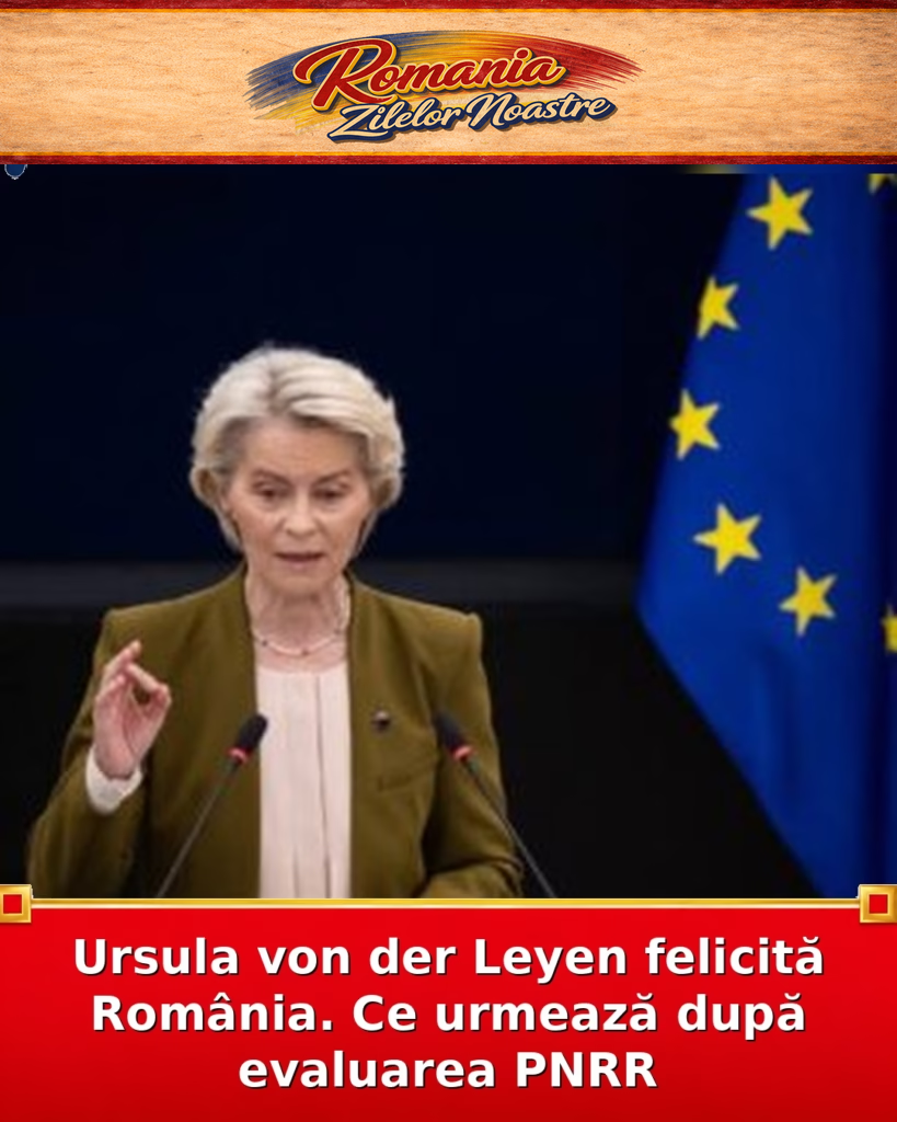Ursula von der Leyen felicită România. Ce urmează după evaluarea PNRR