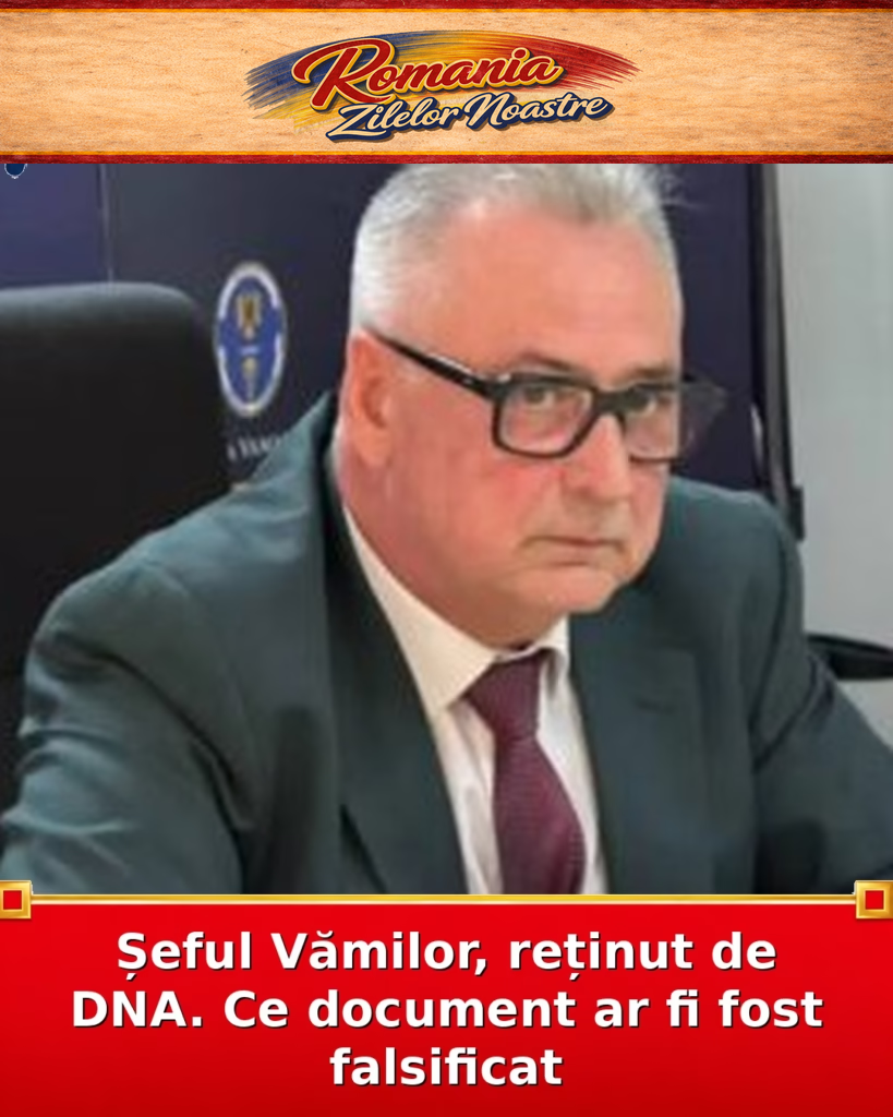 Șeful Vămilor, reținut de DNA. Ce document ar fi fost falsificat