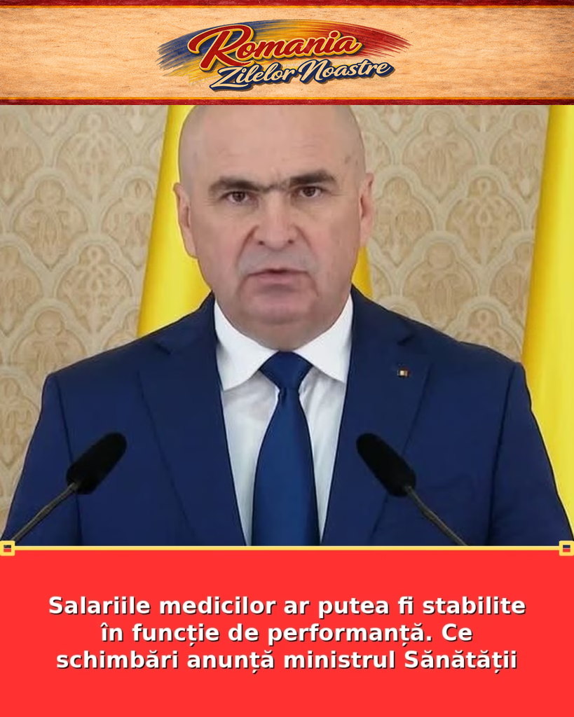 Salariile medicilor ar putea fi stabilite în funcție de performanță. Ce schimbări anunță ministrul Sănătății