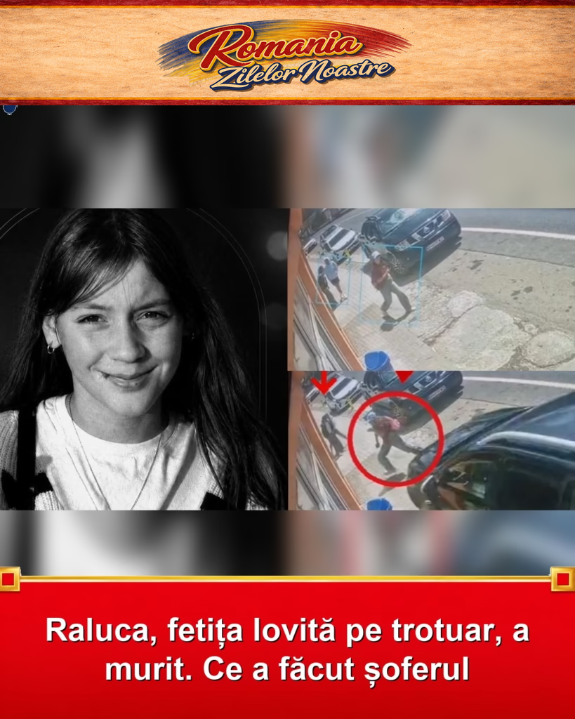 Raluca, fetița lovită pe trotuar, a murit. Ce a făcut șoferul