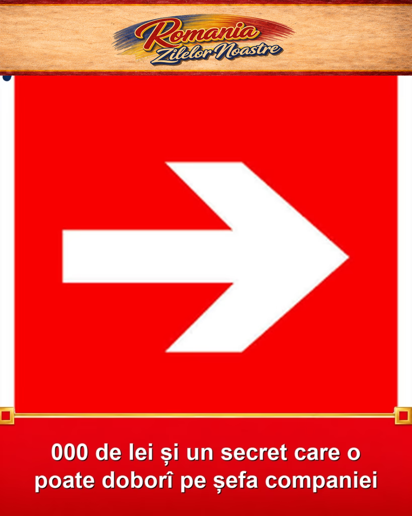000 de lei și un secret care o poate doborî pe șefa companiei