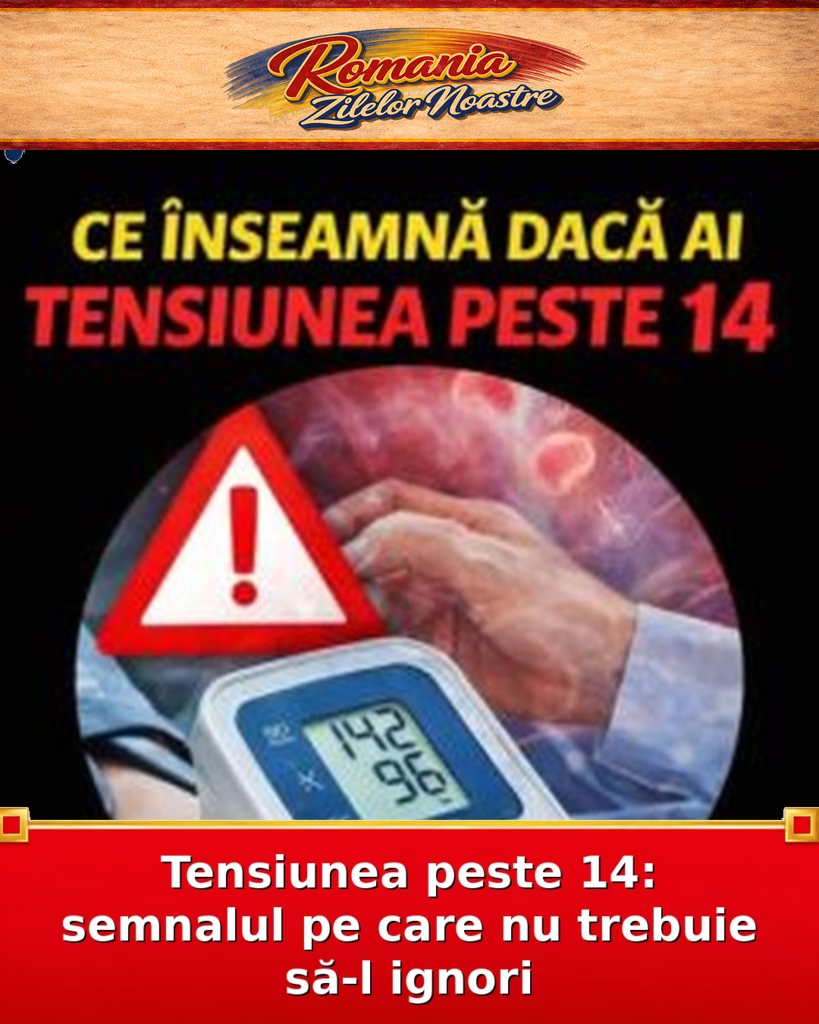 Tensiunea peste 14: semnalul pe care nu trebuie să-l ignori