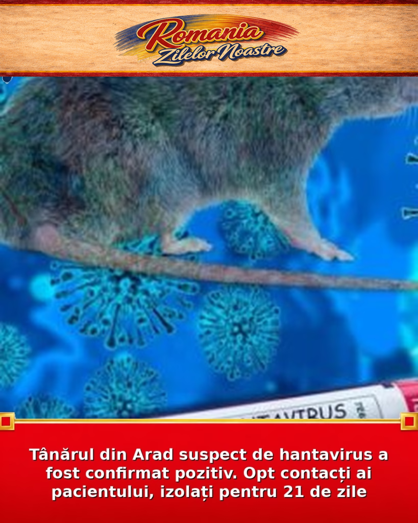 Tânărul din Arad suspect de hantavirus a fost confirmat pozitiv. Opt contacți ai pacientului, izolați pentru 21 de zile