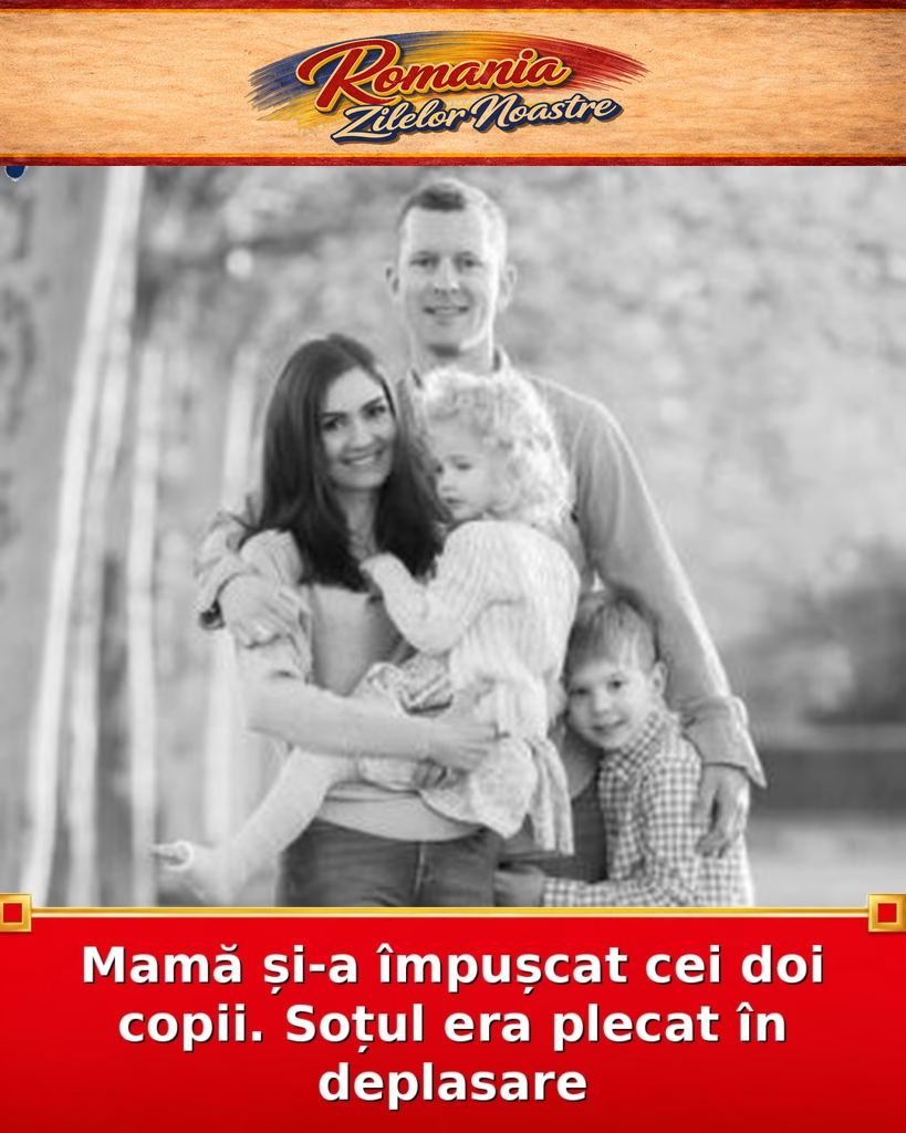 Mamă și-a împușcat cei doi copii. Soțul era plecat în deplasare