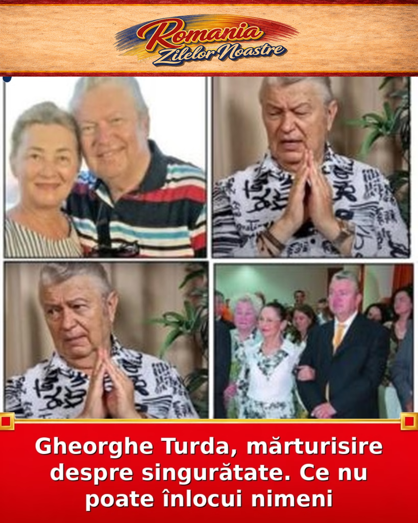 Gheorghe Turda, mărturisire despre singurătate. Ce nu poate înlocui nimeni