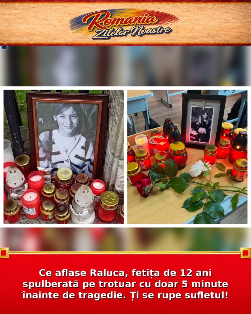 Ce aflase Raluca, fetița de 12 ani spulberată pe trotuar cu doar 5 minute înainte de tragedie. Ți se rupe sufletul!