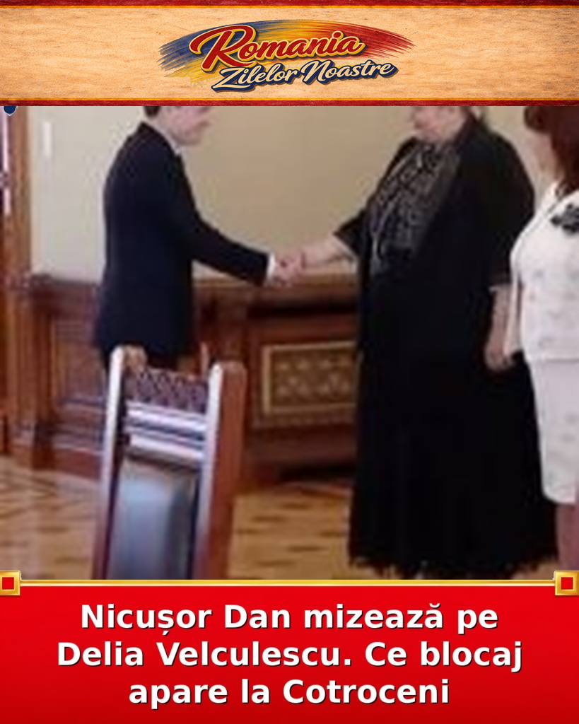 Nicușor Dan mizează pe Delia Velculescu. Ce blocaj apare la Cotroceni