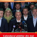 Calendarul plăților din mai 2026