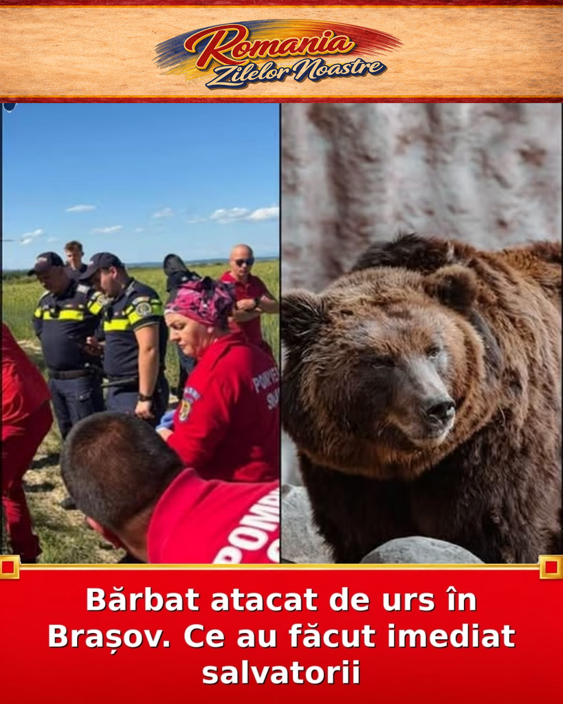 Bărbat atacat de urs în Brașov. Ce au făcut imediat salvatorii